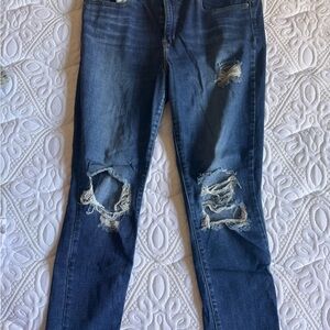 Levi’s distressed denim